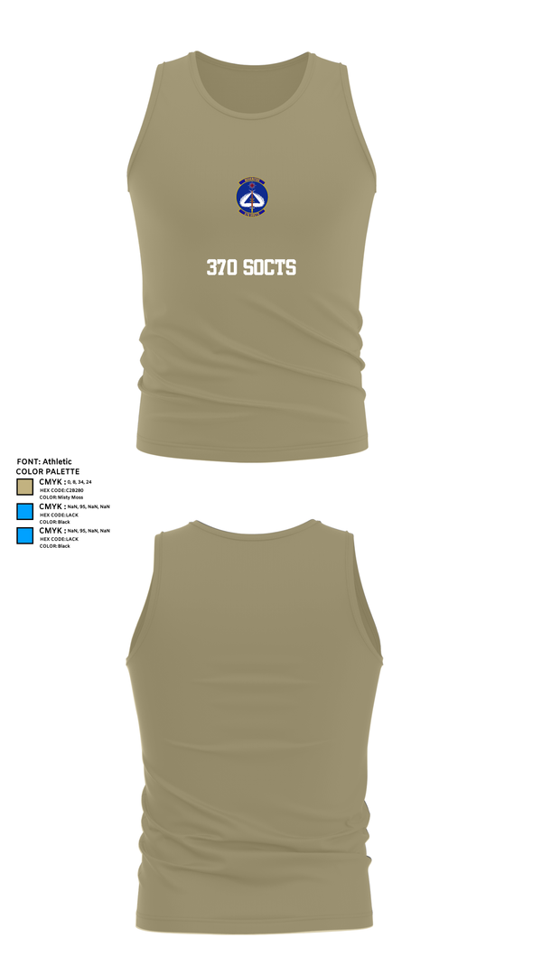 Tank Top, 370 SOCTS, , Teamtime, Team time, sublimation, custom sports apparel, team uniforms, spirit wear, spiritwear, sports uniforms, custom shirts, team store, custom team store, fundraiser sports, apparel fundraiser