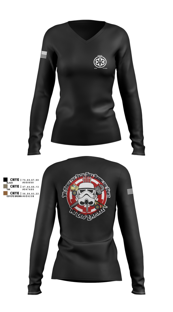 Womens Long Sleeve Vneck Shirt, 141 echo, Army, Teamtime, Team time, sublimation, custom sports apparel, team uniforms, spirit wear, spiritwear, sports uniforms, custom shirts, team store, custom team store, fundraiser sports, apparel fundraiser