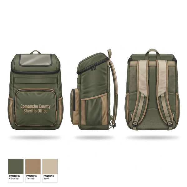Gear Bag, Comanche County Sheriffs Office, Police, Teamtime, Team time, sublimation, custom sports apparel, team uniforms, spirit wear, spiritwear, sports uniforms, custom shirts, team store, custom team store, fundraiser sports, apparel fundraiser