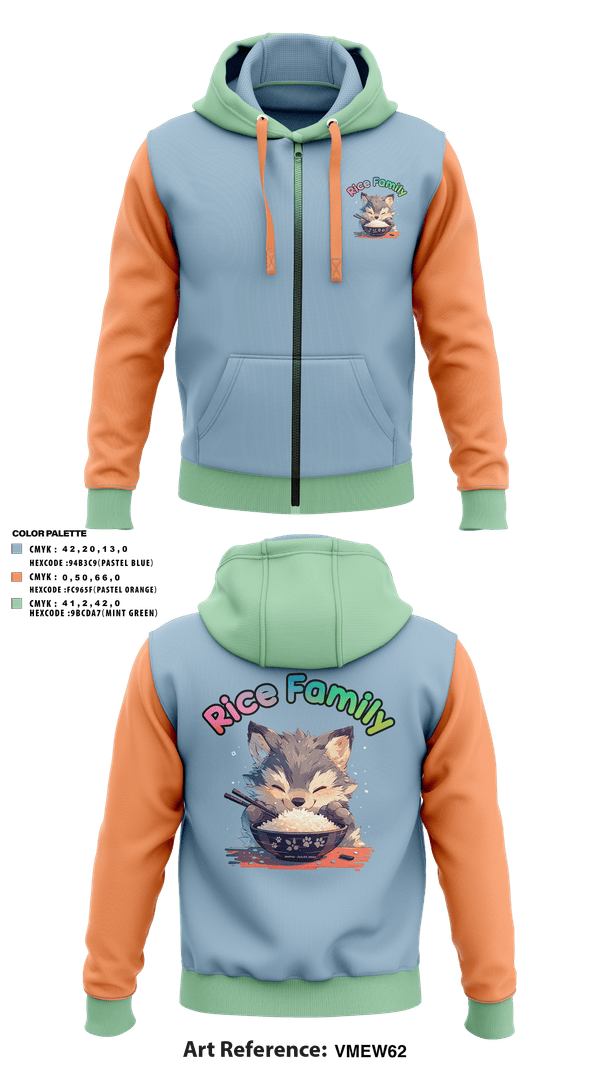 Zip Hoodie, Rice, Track & Field, Teamtime, Team time, sublimation, custom sports apparel, team uniforms, spirit wear, spiritwear, sports uniforms, custom shirts, team store, custom team store, fundraiser sports, apparel fundraiser