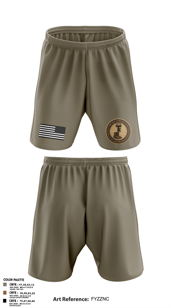 Athletic Shorts With Pockets, 7th Group, Army, Teamtime, Team time, sublimation, custom sports apparel, team uniforms, spirit wear, spiritwear, sports uniforms, custom shirts, team store, custom team store, fundraiser sports, apparel fundraiser