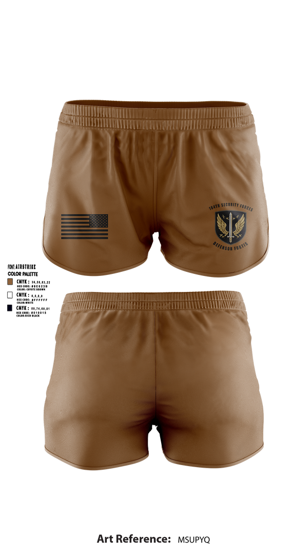 Ranger Panties, 164th security forces, Air Force, Teamtime, Team time, sublimation, custom sports apparel, team uniforms, spirit wear, spiritwear, sports uniforms, custom shirts, team store, custom team store, fundraiser sports, apparel fundraiser