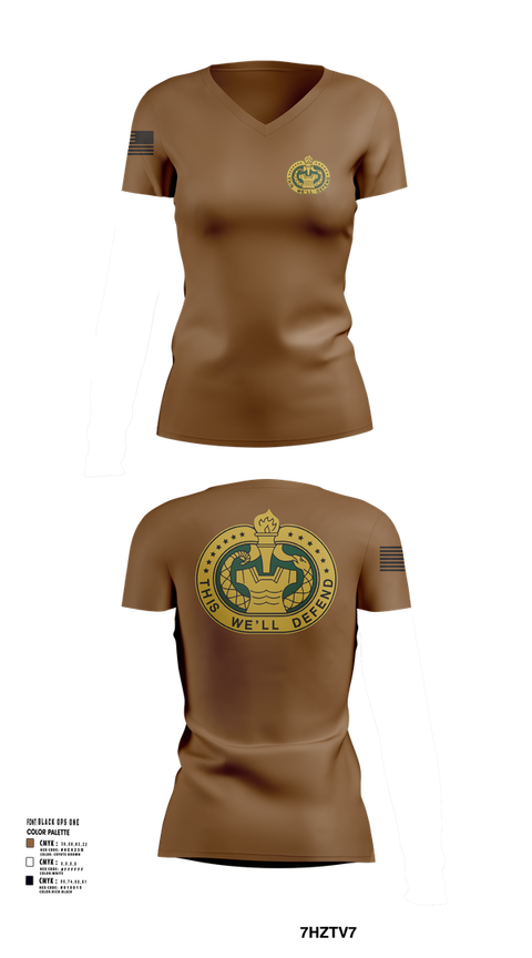 Womens Short Sleeve Vneck Shirt, E Co 3-330th, , Teamtime, Team time, sublimation, custom sports apparel, team uniforms, spirit wear, spiritwear, sports uniforms, custom shirts, team store, custom team store, fundraiser sports, apparel fundraiser