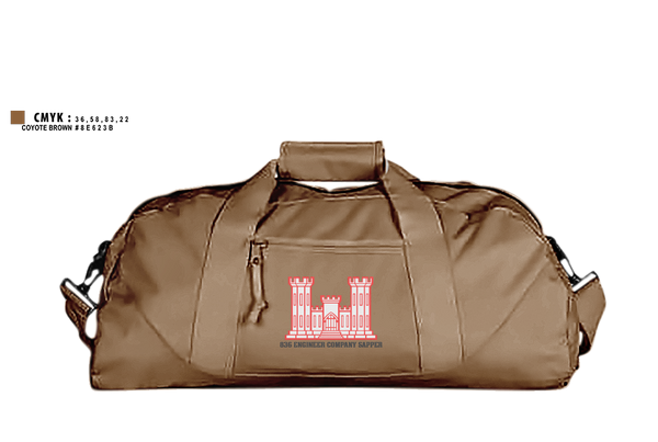Duffle Bag, 836 Engineer Company SAPPER, , Teamtime, Team time, sublimation, custom sports apparel, team uniforms, spirit wear, spiritwear, sports uniforms, custom shirts, team store, custom team store, fundraiser sports, apparel fundraiser