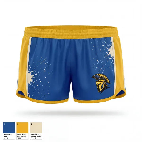 Womens Shorts, Broome Street Academy Warriors, Men's Basketball, Teamtime, Team time, sublimation, custom sports apparel, team uniforms, spirit wear, spiritwear, sports uniforms, custom shirts, team store, custom team store, fundraiser sports, apparel fundraiser
