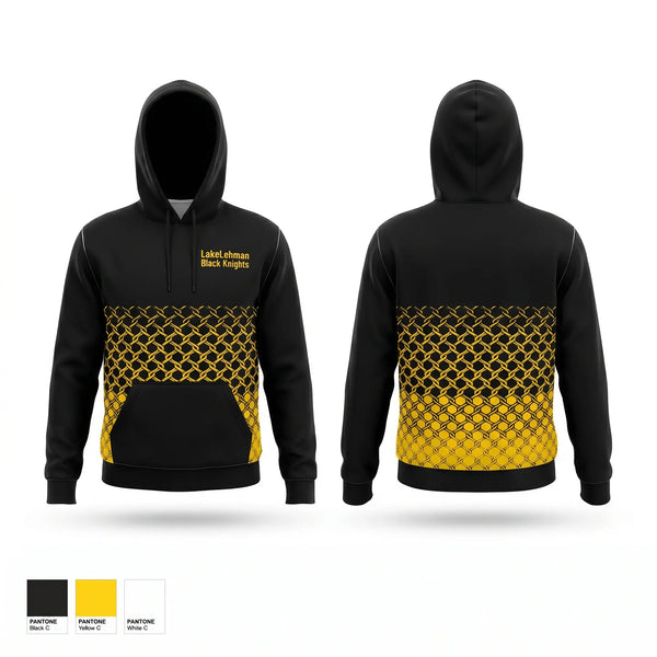 Hoodie, Lake-Lehman Black Knights, Men's Basketball, Teamtime, Team time, sublimation, custom sports apparel, team uniforms, spirit wear, spiritwear, sports uniforms, custom shirts, team store, custom team store, fundraiser sports, apparel fundraiser