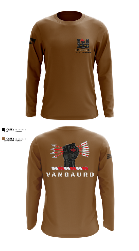 Long Sleeve Performance Shirt, 1ST PLT 76TH CEC-S, Army, Teamtime, Team time, sublimation, custom sports apparel, team uniforms, spirit wear, spiritwear, sports uniforms, custom shirts, team store, custom team store, fundraiser sports, apparel fundraiser
