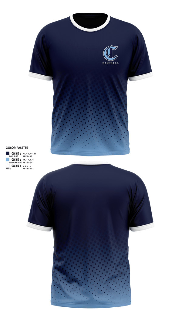 Short Sleeve Performance Shirt, Bishop Canevin, Baseball, Teamtime, Team time, sublimation, custom sports apparel, team uniforms, spirit wear, spiritwear, sports uniforms, custom shirts, team store, custom team store, fundraiser sports, apparel fundraiser