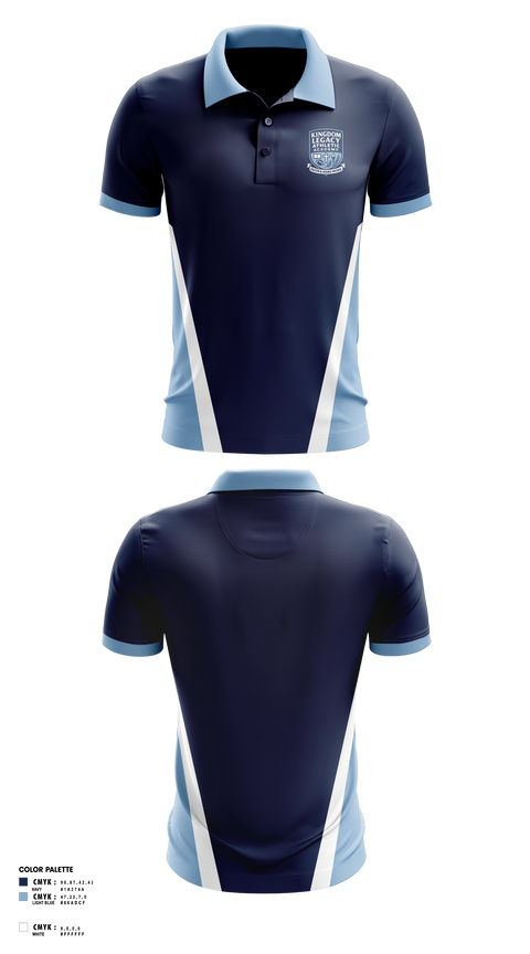 Short Sleeve Performance Polo, Kingdom Legacy Athletics Academy, , Teamtime, Team time, sublimation, custom sports apparel, team uniforms, spirit wear, spiritwear, sports uniforms, custom shirts, team store, custom team store, fundraiser sports, apparel fundraiser
