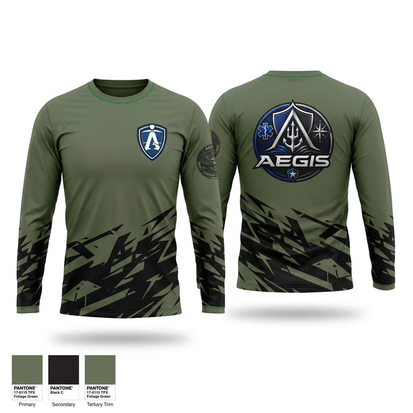 Long Sleeve Performance Shirt, AEGIS Group USA, Police, Teamtime, Team time, sublimation, custom sports apparel, team uniforms, spirit wear, spiritwear, sports uniforms, custom shirts, team store, custom team store, fundraiser sports, apparel fundraiser