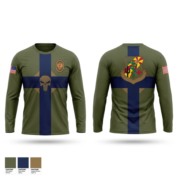 Long Sleeve Performance Shirt, 161 MDG, Air Force, Teamtime, Team time, sublimation, custom sports apparel, team uniforms, spirit wear, spiritwear, sports uniforms, custom shirts, team store, custom team store, fundraiser sports, apparel fundraiser