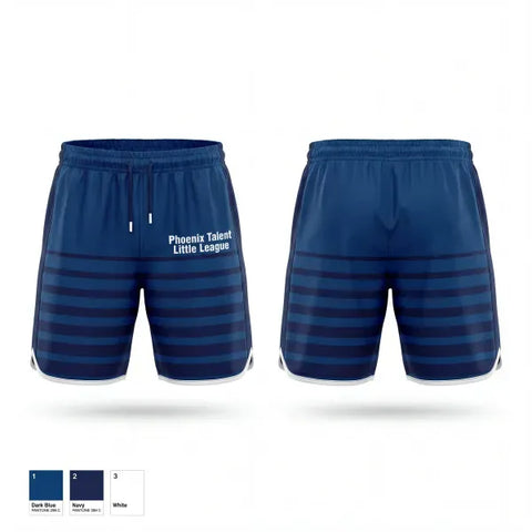 Athletic Shorts With Pockets, Phoenix Talent Little League, Baseball, Teamtime, Team time, sublimation, custom sports apparel, team uniforms, spirit wear, spiritwear, sports uniforms, custom shirts, team store, custom team store, fundraiser sports, apparel fundraiser