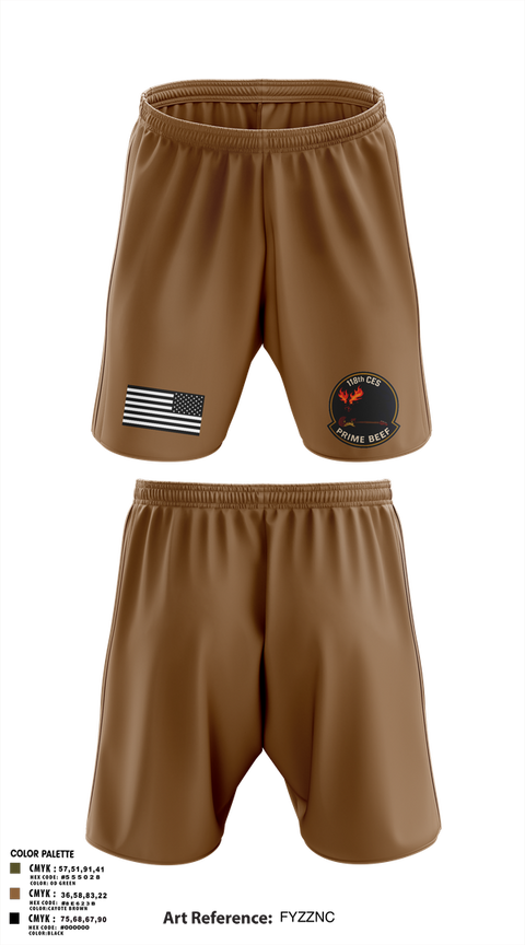 Athletic Shorts With Pockets, 118th CES, Air Force, Teamtime, Team time, sublimation, custom sports apparel, team uniforms, spirit wear, spiritwear, sports uniforms, custom shirts, team store, custom team store, fundraiser sports, apparel fundraiser