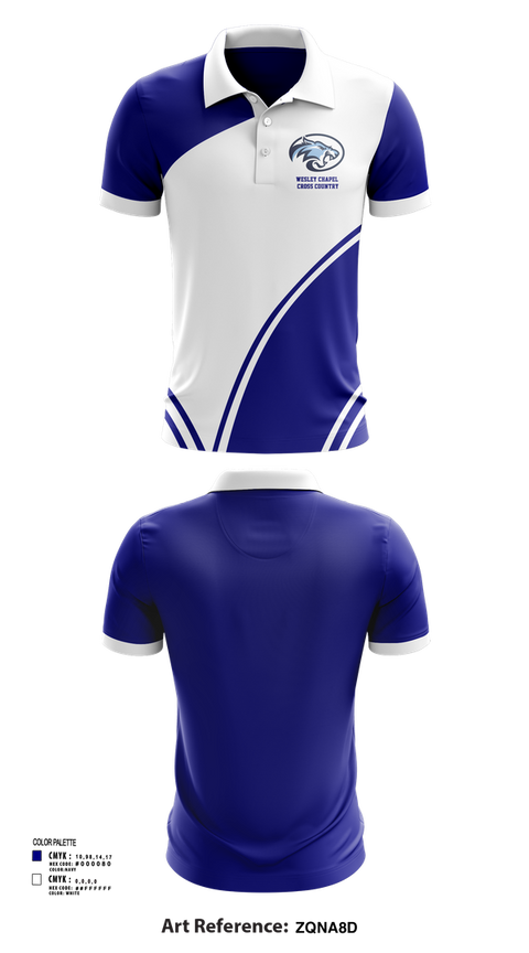 Short Sleeve Performance Polo, Wesley Chapel Cross Country, Cross Country, Teamtime, Team time, sublimation, custom sports apparel, team uniforms, spirit wear, spiritwear, sports uniforms, custom shirts, team store, custom team store, fundraiser sports, apparel fundraiser
