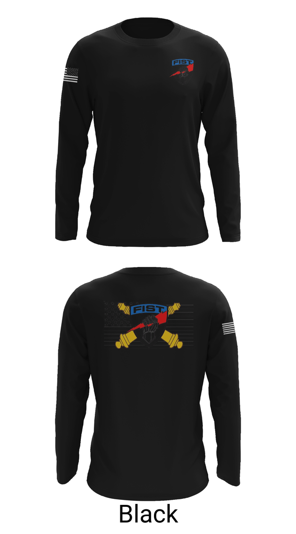 Long Sleeve Performance Shirt, 1/78th FA Bn, Army, Teamtime, Team time, sublimation, custom sports apparel, team uniforms, spirit wear, spiritwear, sports uniforms, custom shirts, team store, custom team store, fundraiser sports, apparel fundraiser
