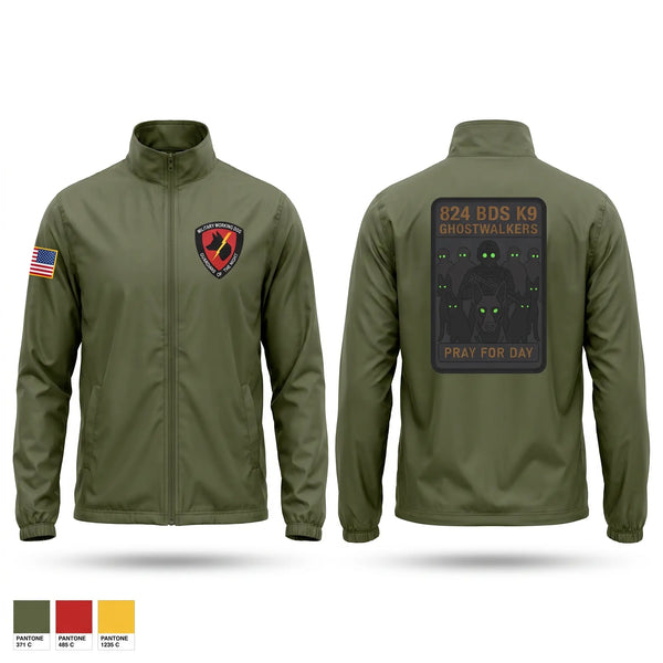 Windbreaker, 824 Base Defense Squadron, Air Force, Teamtime, Team time, sublimation, custom sports apparel, team uniforms, spirit wear, spiritwear, sports uniforms, custom shirts, team store, custom team store, fundraiser sports, apparel fundraiser