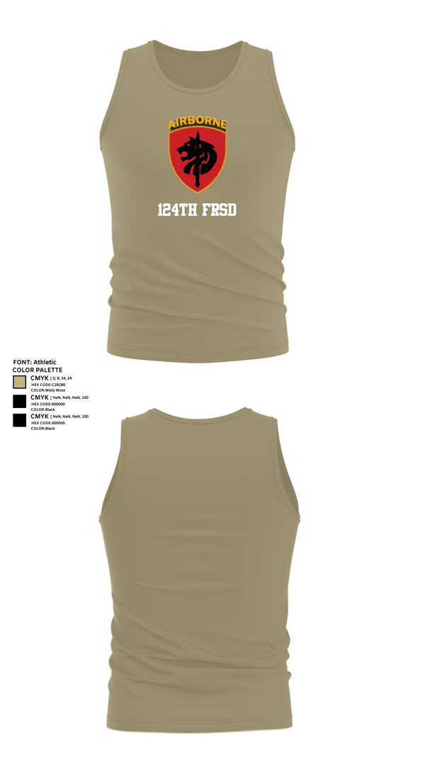 Tank Top, 124th FRSD, , Teamtime, Team time, sublimation, custom sports apparel, team uniforms, spirit wear, spiritwear, sports uniforms, custom shirts, team store, custom team store, fundraiser sports, apparel fundraiser
