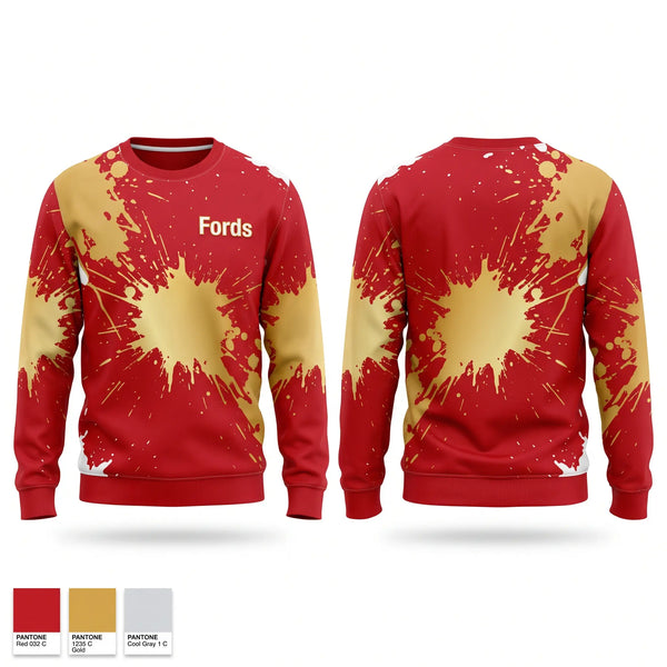 Crew Neck Sweatshirt, Fords, Women's Basketball, Teamtime, Team time, sublimation, custom sports apparel, team uniforms, spirit wear, spiritwear, sports uniforms, custom shirts, team store, custom team store, fundraiser sports, apparel fundraiser
