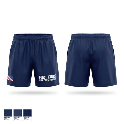 Athletic Shorts With Pockets, Fort Knox Fire Department, Fire Department, Teamtime, Team time, sublimation, custom sports apparel, team uniforms, spirit wear, spiritwear, sports uniforms, custom shirts, team store, custom team store, fundraiser sports, apparel fundraiser