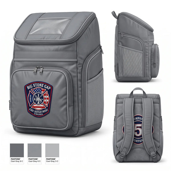 Gear Bag, Big Stone Gap, Fire Department, Teamtime, Team time, sublimation, custom sports apparel, team uniforms, spirit wear, spiritwear, sports uniforms, custom shirts, team store, custom team store, fundraiser sports, apparel fundraiser