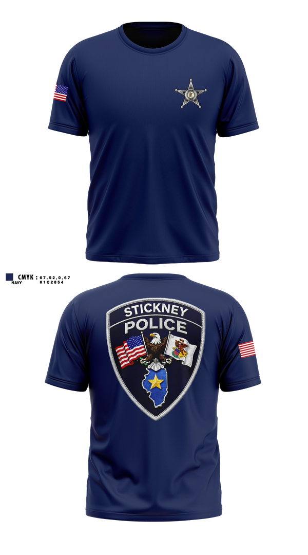 Short Sleeve Performance Shirt, Stickney Police, Police, Teamtime, Team time, sublimation, custom sports apparel, team uniforms, spirit wear, spiritwear, sports uniforms, custom shirts, team store, custom team store, fundraiser sports, apparel fundraiser
