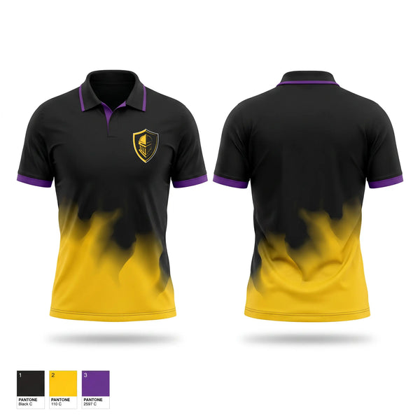 Short Sleeve Performance Polo, Golden Knights, Baseball, Teamtime, Team time, sublimation, custom sports apparel, team uniforms, spirit wear, spiritwear, sports uniforms, custom shirts, team store, custom team store, fundraiser sports, apparel fundraiser