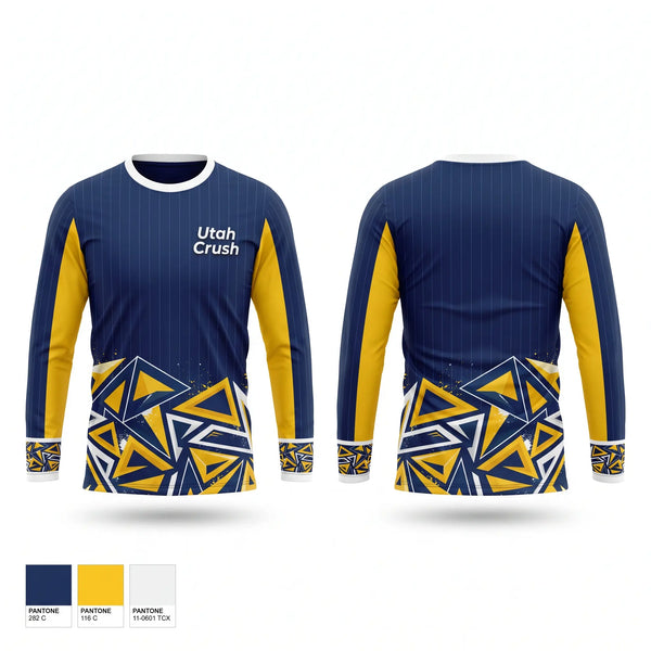 Long Sleeve Performance Shirt, Utah Crush, Baseball, Teamtime, Team time, sublimation, custom sports apparel, team uniforms, spirit wear, spiritwear, sports uniforms, custom shirts, team store, custom team store, fundraiser sports, apparel fundraiser