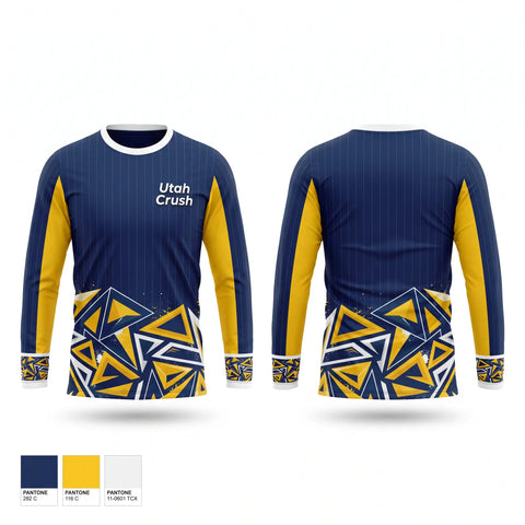 Long Sleeve Performance Shirt, Utah Crush, Baseball, Teamtime, Team time, sublimation, custom sports apparel, team uniforms, spirit wear, spiritwear, sports uniforms, custom shirts, team store, custom team store, fundraiser sports, apparel fundraiser