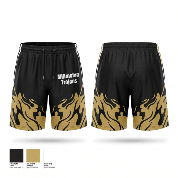 Athletic Shorts With Pockets, Millington Trojans, Wrestling, Teamtime, Team time, sublimation, custom sports apparel, team uniforms, spirit wear, spiritwear, sports uniforms, custom shirts, team store, custom team store, fundraiser sports, apparel fundraiser