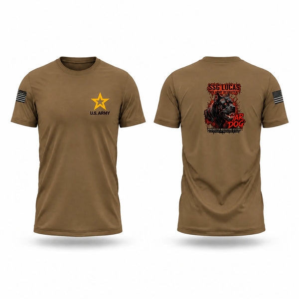 Old School Cotton Feel Shirt, 1B5W Winchester, Army, Teamtime, Team time, sublimation, custom sports apparel, team uniforms, spirit wear, spiritwear, sports uniforms, custom shirts, team store, custom team store, fundraiser sports, apparel fundraiser