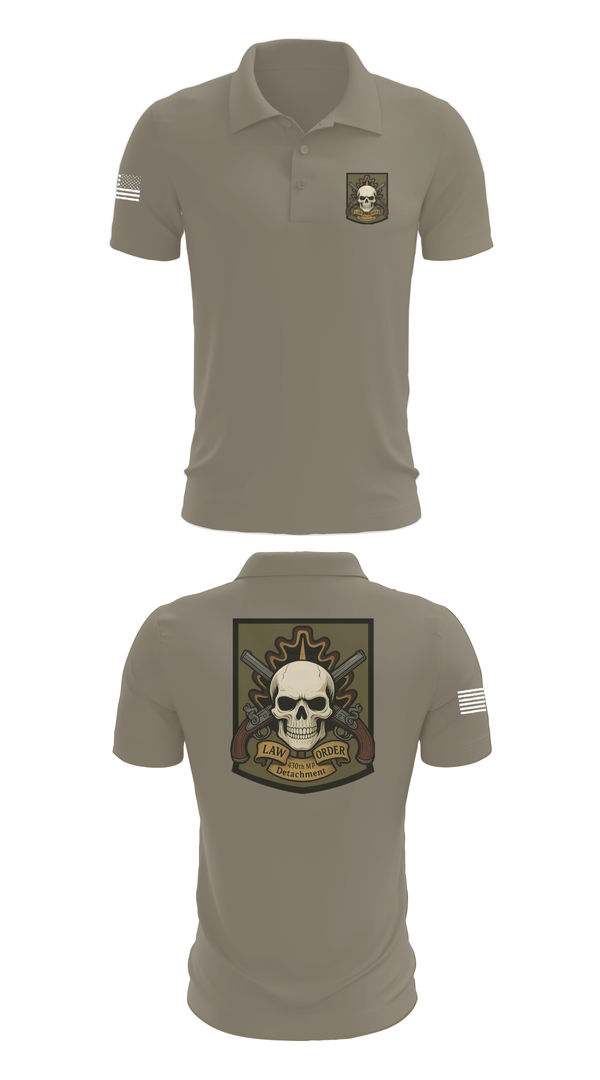 Short Sleeve Performance Polo, 430th MP Detachment, , Teamtime, Team time, sublimation, custom sports apparel, team uniforms, spirit wear, spiritwear, sports uniforms, custom shirts, team store, custom team store, fundraiser sports, apparel fundraiser
