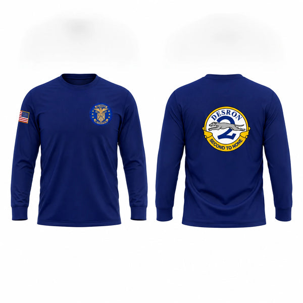 Long Sleeve Performance Shirt, USS LAWRENCE (DDG-4), Navy, Teamtime, Team time, sublimation, custom sports apparel, team uniforms, spirit wear, spiritwear, sports uniforms, custom shirts, team store, custom team store, fundraiser sports, apparel fundraiser