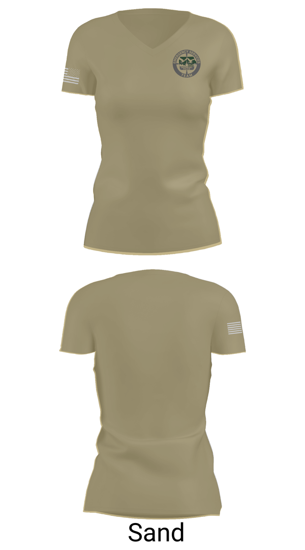 Womens Short Sleeve Vneck Shirt, Davenport Police Emergency Services Team, , Teamtime, Team time, sublimation, custom sports apparel, team uniforms, spirit wear, spiritwear, sports uniforms, custom shirts, team store, custom team store, fundraiser sports, apparel fundraiser