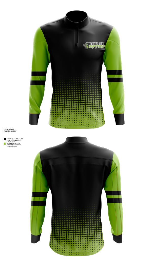 Quarter Zip Jacket, Raptors Youth Sports, , Teamtime, Team time, sublimation, custom sports apparel, team uniforms, spirit wear, spiritwear, sports uniforms, custom shirts, team store, custom team store, fundraiser sports, apparel fundraiser