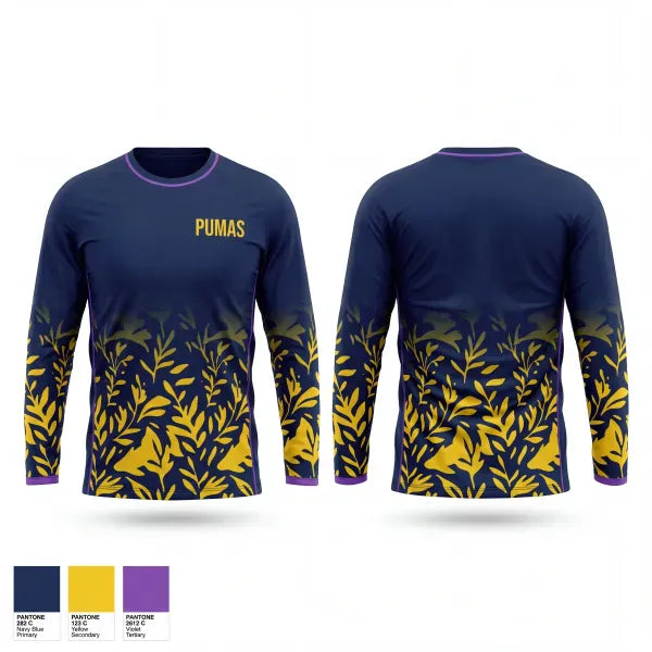 Long Sleeve Performance Shirt, Pumas, Baseball, Teamtime, Team time, sublimation, custom sports apparel, team uniforms, spirit wear, spiritwear, sports uniforms, custom shirts, team store, custom team store, fundraiser sports, apparel fundraiser