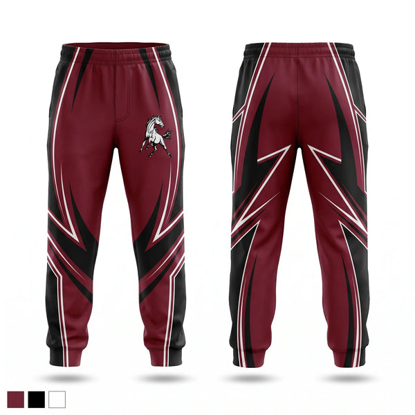 Sweatpants, Mustangs, Women's Basketball, Teamtime, Team time, sublimation, custom sports apparel, team uniforms, spirit wear, spiritwear, sports uniforms, custom shirts, team store, custom team store, fundraiser sports, apparel fundraiser