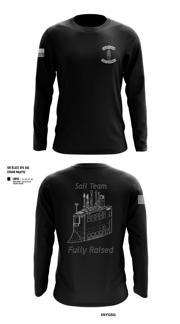 Long Sleeve Performance Shirt, Sail Team, Navy, Teamtime, Team time, sublimation, custom sports apparel, team uniforms, spirit wear, spiritwear, sports uniforms, custom shirts, team store, custom team store, fundraiser sports, apparel fundraiser