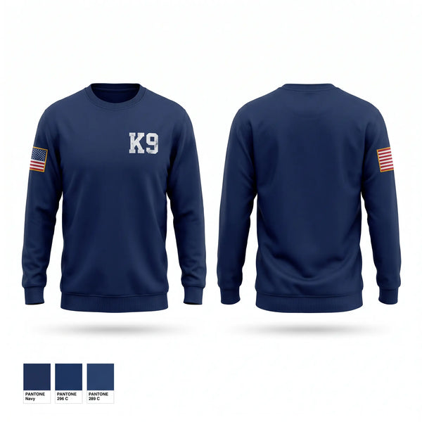 Crew Neck Sweatshirt, Sheriff K9, Police, Teamtime, Team time, sublimation, custom sports apparel, team uniforms, spirit wear, spiritwear, sports uniforms, custom shirts, team store, custom team store, fundraiser sports, apparel fundraiser