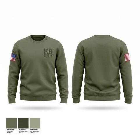 Crew Neck Sweatshirt, K-9 Unit, Police, Teamtime, Team time, sublimation, custom sports apparel, team uniforms, spirit wear, spiritwear, sports uniforms, custom shirts, team store, custom team store, fundraiser sports, apparel fundraiser