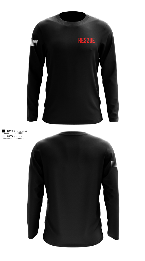 Long Sleeve Performance Shirt, Rescue2/Engine5, Fire Department, Teamtime, Team time, sublimation, custom sports apparel, team uniforms, spirit wear, spiritwear, sports uniforms, custom shirts, team store, custom team store, fundraiser sports, apparel fundraiser