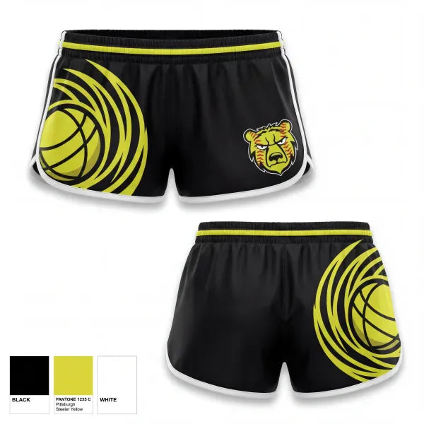 Womens Shorts, Billingsley Lady Bears, Softball, Teamtime, Team time, sublimation, custom sports apparel, team uniforms, spirit wear, spiritwear, sports uniforms, custom shirts, team store, custom team store, fundraiser sports, apparel fundraiser