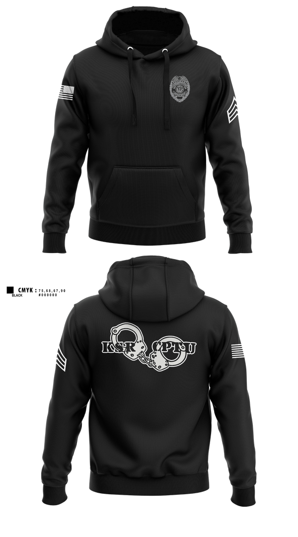 Hoodie, KYDOC, Police, Teamtime, Team time, sublimation, custom sports apparel, team uniforms, spirit wear, spiritwear, sports uniforms, custom shirts, team store, custom team store, fundraiser sports, apparel fundraiser