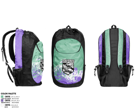 Gear Bag, San Carlos Park Scorpion SC, Women's Soccer, Teamtime, Team time, sublimation, custom sports apparel, team uniforms, spirit wear, spiritwear, sports uniforms, custom shirts, team store, custom team store, fundraiser sports, apparel fundraiser