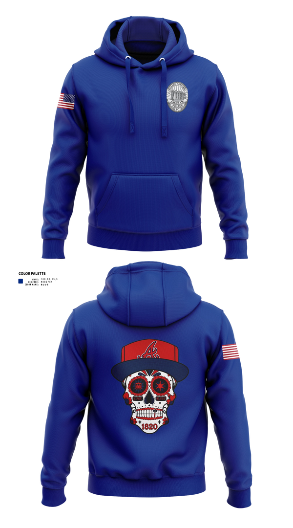 Hoodie, Cheraw, Police, Teamtime, Team time, sublimation, custom sports apparel, team uniforms, spirit wear, spiritwear, sports uniforms, custom shirts, team store, custom team store, fundraiser sports, apparel fundraiser