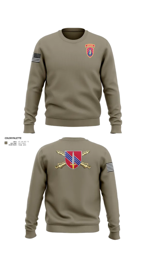 Crew Neck Sweatshirt, HHB 4th BN, 3rd SFAB, , Teamtime, Team time, sublimation, custom sports apparel, team uniforms, spirit wear, spiritwear, sports uniforms, custom shirts, team store, custom team store, fundraiser sports, apparel fundraiser