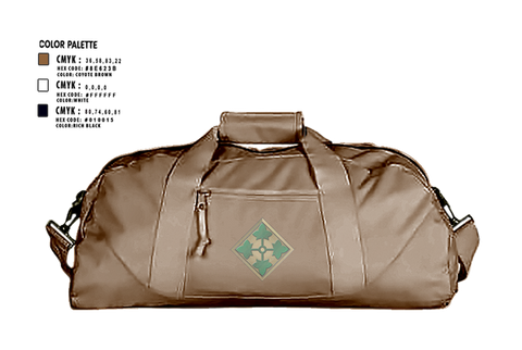 Duffle Bag, 4th infantry division, Army, Teamtime, Team time, sublimation, custom sports apparel, team uniforms, spirit wear, spiritwear, sports uniforms, custom shirts, team store, custom team store, fundraiser sports, apparel fundraiser