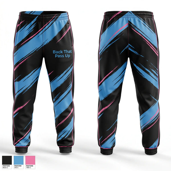 Sweatpants, Back That Pass Up, Men's Volleyball, Teamtime, Team time, sublimation, custom sports apparel, team uniforms, spirit wear, spiritwear, sports uniforms, custom shirts, team store, custom team store, fundraiser sports, apparel fundraiser