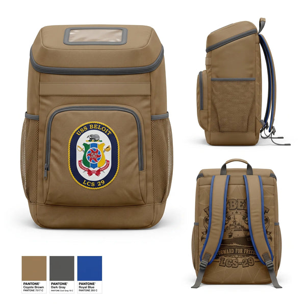 Gear Bag, USS Beloit, Navy, Teamtime, Team time, sublimation, custom sports apparel, team uniforms, spirit wear, spiritwear, sports uniforms, custom shirts, team store, custom team store, fundraiser sports, apparel fundraiser