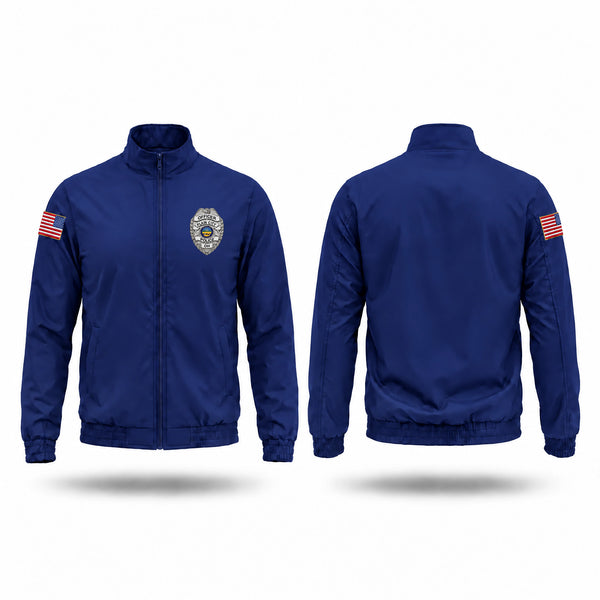 Windbreaker, Plain City Police Department, Police, Teamtime, Team time, sublimation, custom sports apparel, team uniforms, spirit wear, spiritwear, sports uniforms, custom shirts, team store, custom team store, fundraiser sports, apparel fundraiser