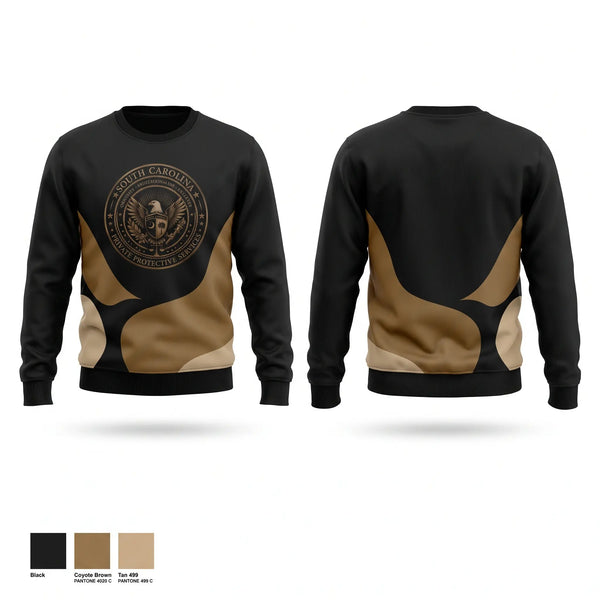 Crew Neck Sweatshirt, South Carolina Private Protective Services, , Teamtime, Team time, sublimation, custom sports apparel, team uniforms, spirit wear, spiritwear, sports uniforms, custom shirts, team store, custom team store, fundraiser sports, apparel fundraiser